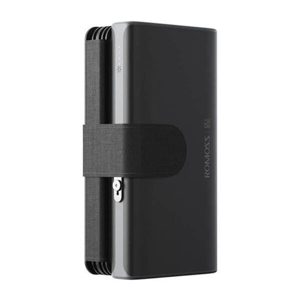 ROMOSS Saulės baterija 30000mAh 65W, juoda - Image 3