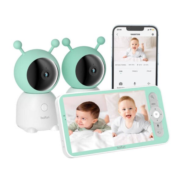 Sukama vaiko stebėjimo kamera Boifun 6T Kamera + Monitorius - Image 3