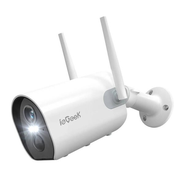 Beverių WiFi lauko kamera ieGeek ZS-GX2S balta 5200mAh - Image 2