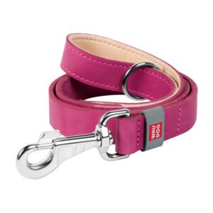 WAUDOG natural leather dog leash 20 mm wide