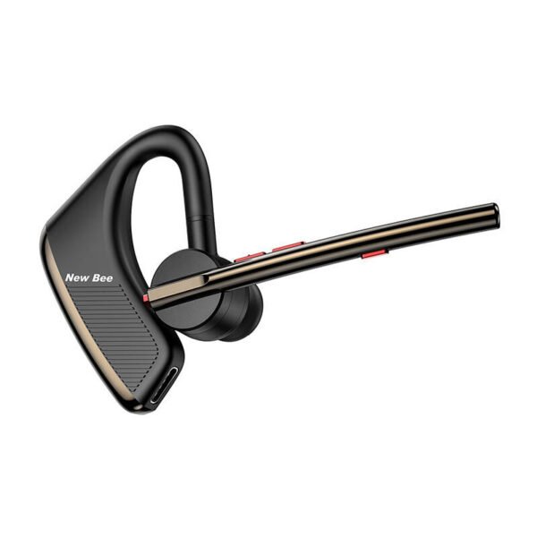 Belaidės ausinės su mikrofonu New Bee M50 (aukso ir juodos spalvos) - Image 2