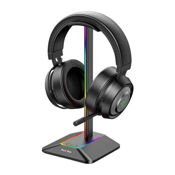 Ausinių laikiklis su USB New Bee NB-Z8 (RGB) - Image 2