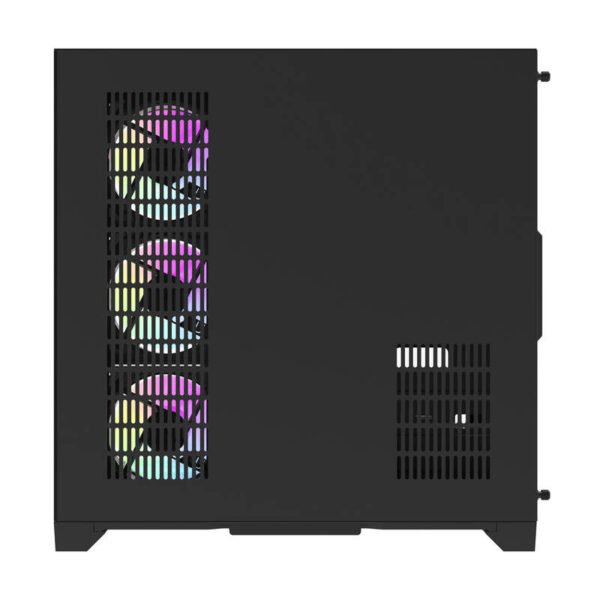 Darkflash FT418 PRO kompiuterio korpusas + 7 ARGB ventiliatoriai (juodas) - Image 3