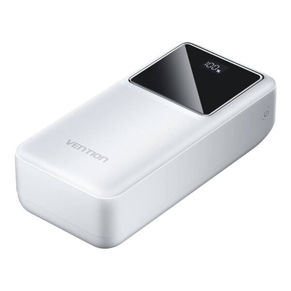 Powerbank Vention FHMW0 30000 mAh, 22,5 W (baltas) - Image 3