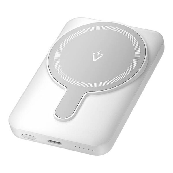 Vention FHSW0 5000 mAh, 20 W, magnetinis powerbankas (baltas) - Image 2