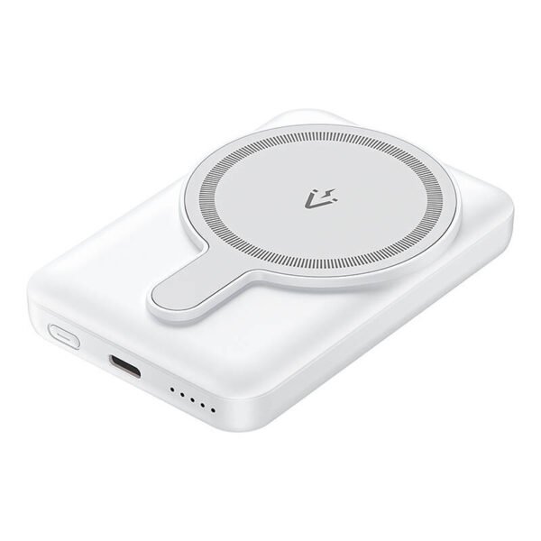 Vention FHSW0 5000 mAh, 20 W, magnetinis powerbankas (baltas) - Image 3