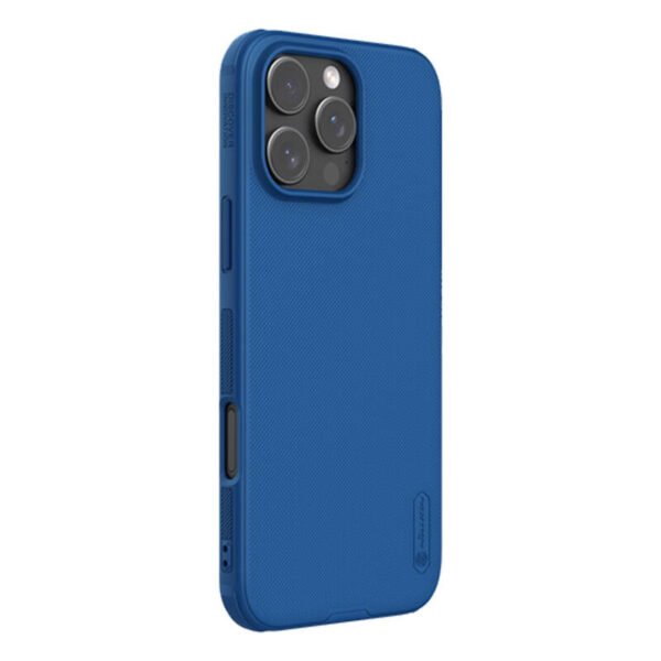 Dėklas Nillkin Super Frosted Shield Pro Magnetic iPhone 16 Pro (niebieski) - Image 2