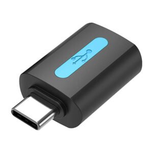 USB-C male to USB 2.0 female (black)