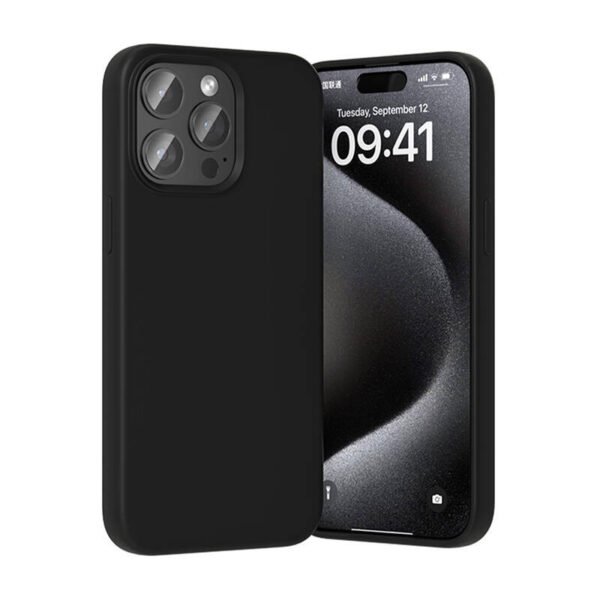 Vention KUFB0-40 Silikoninis dėklas iPhone 15 Pro Max (juodas) - Image 2