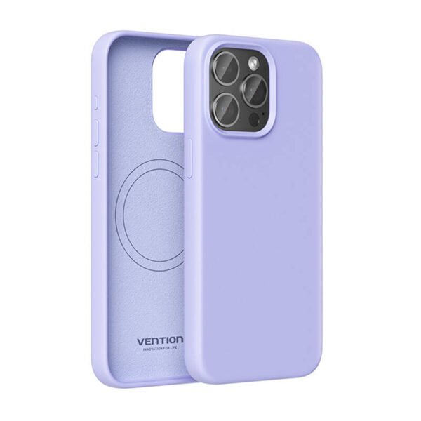 Vention KUFV0-40 Silikoninis dėklas iPhone 15 Pro Max (violetinis) - Image 2