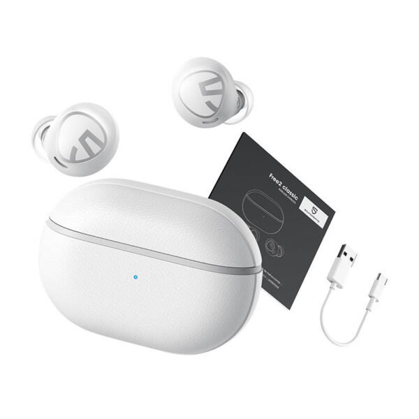 TWS Soundpeats Free2 Classic ausinės (baltos) - Image 3