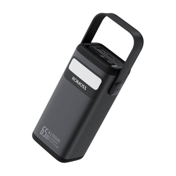 Išorinė baterija Romoss PMT40 40000mAh 65W (juoda) - Image 2