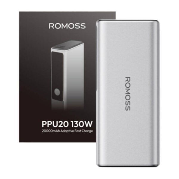 Romoss PPU20 20000mAh 130W išorinė baterija (sidabrinė) - Image 2