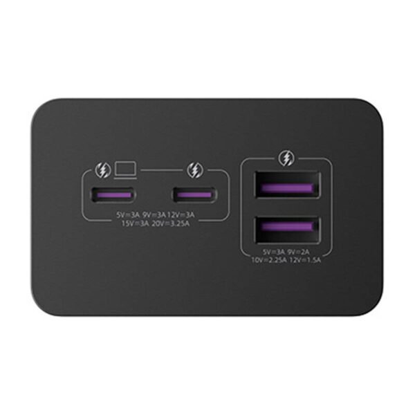 Išorinė baterija Romoss PEA27S Pro 27000mAh 65W (juoda) - Image 4