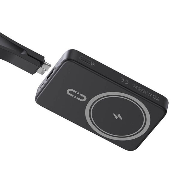 Išorinė baterija Romoss WMS10 10000mAh 30W (juoda) - Image 4