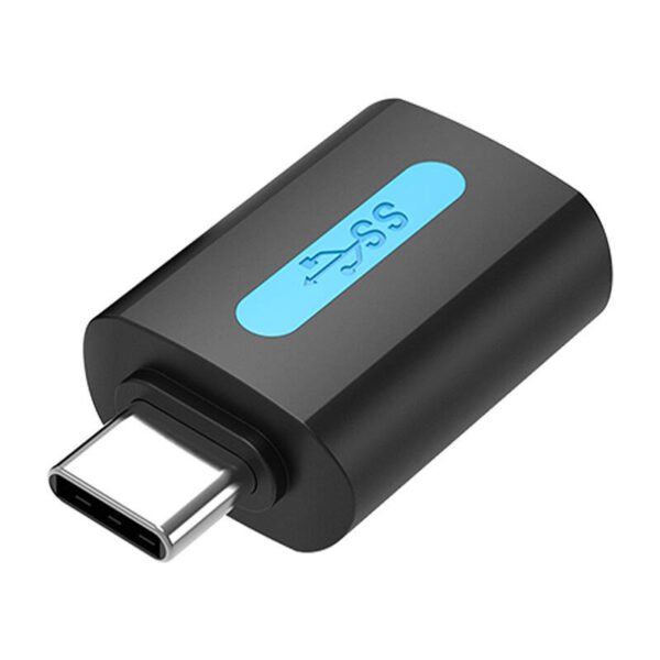 USB-C male to USB 3.0 female (black)