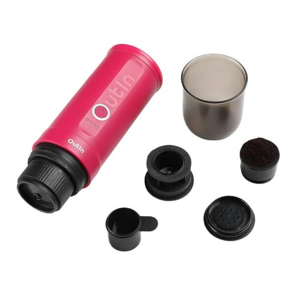 Outin Nano 7500mAh nešiojamas kavos aparatas (raudonas) - Image 4