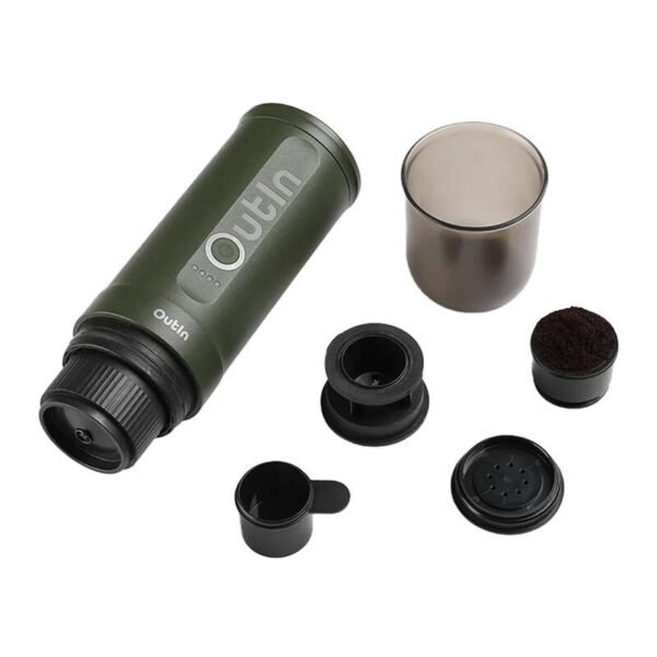 Outin Nano 7500mAh nešiojamo kavos aparato rinkinys (žalias) + apsauginis dėklas - Image 3