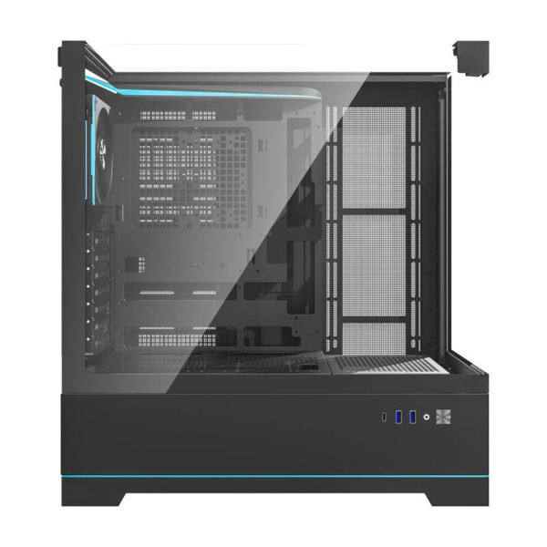 Kompiuterio korpusas Darkflash DY450 PRO (juodas) + 1 ventiliatorius - Image 2