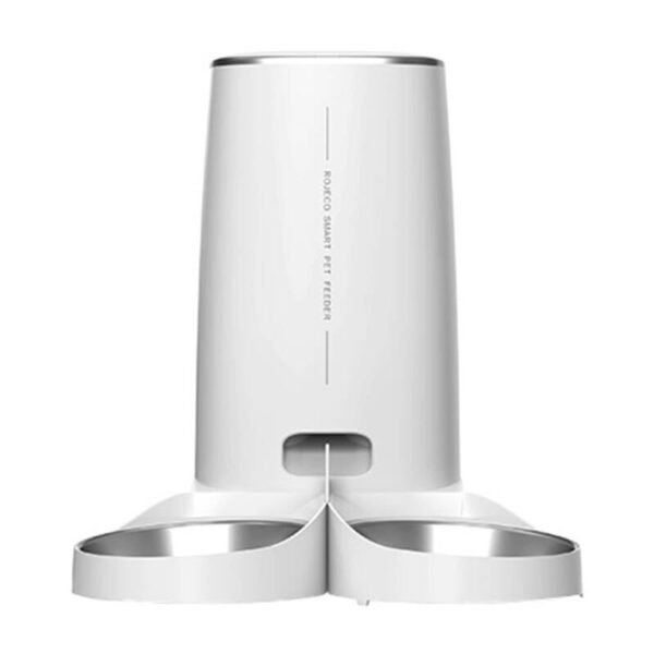 Rojeco 4L automatinis šunų pašaro dozatorius su dviguba dubenėliu ir WiFi - Image 3