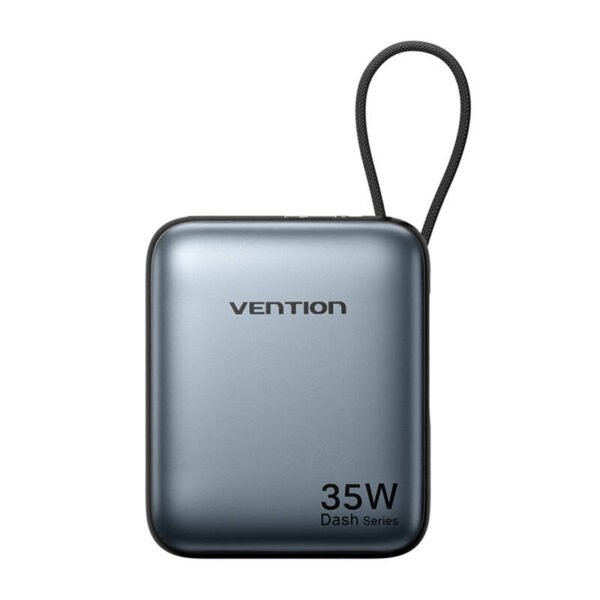 Powerbank Vention FHEH0 10000mAh 35W (pilkas) - Image 4