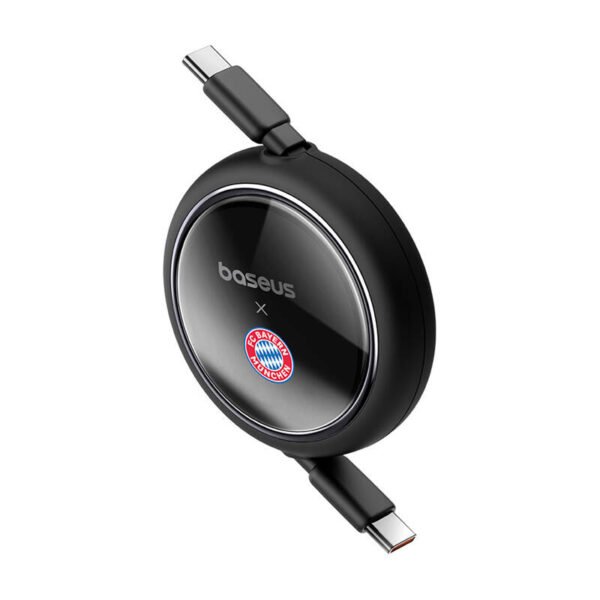 Baseus USB-C į USB-C 100W įkrovimo kabelis (juodas) Bayern Edition - Image 3