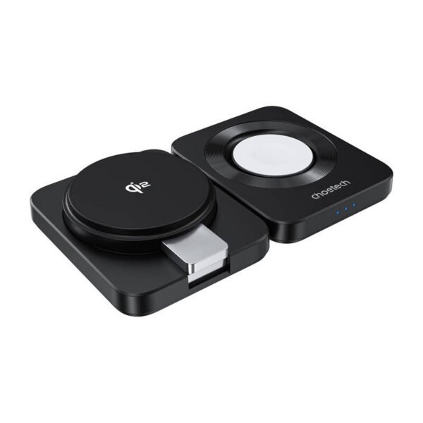 Sulankstomas magnetinis įkroviklis 3-in-1 Choetech Qi2 - Image 2