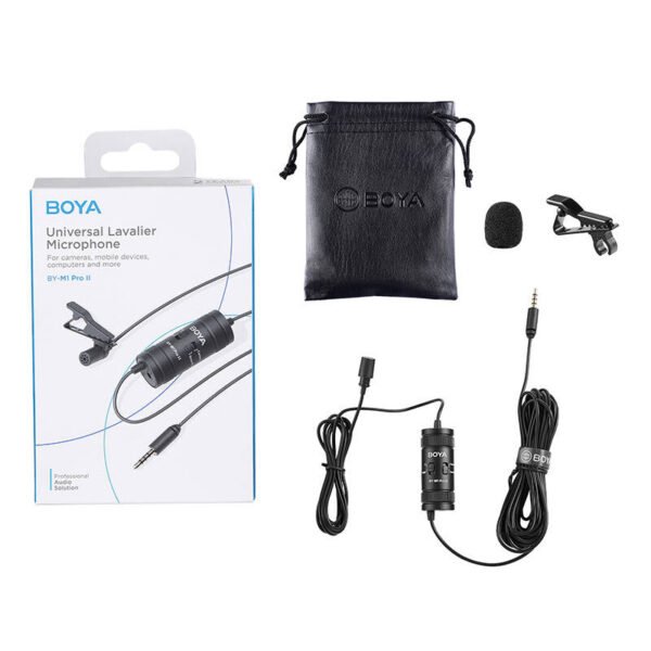 Boya BY-M1 PRO II Lavalier kaklaraiščio mikrofonas - Image 4