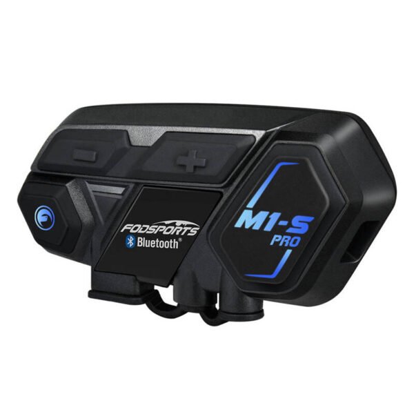 Fodsports M1-S Pro motociklinis domofonas su dviem pakuotėmis (juodas) - Image 2