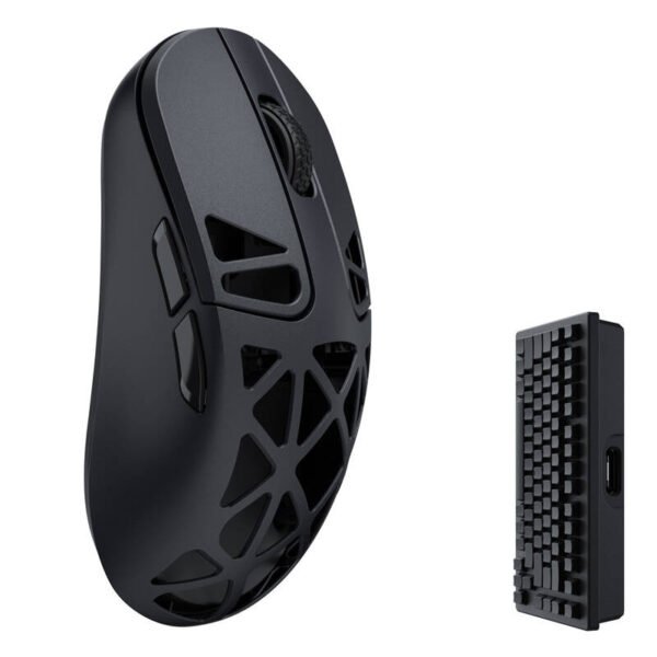 Keychron M3 Mini 4000Hz metalinė belaidė žaidimų pelė (juoda) [M3M-A7] - Image 2