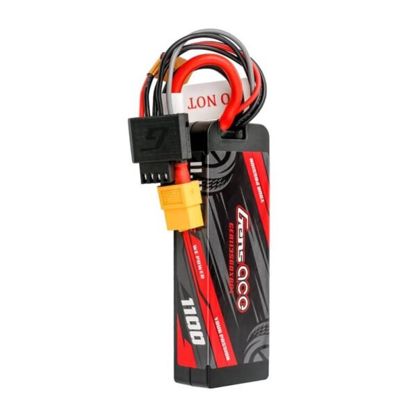Lipo Gens ace G-Tech 1100mAh 11.1V 3S1P 60C GRP-76 kietu korpusu, su XT60 jungtimi - Image 2