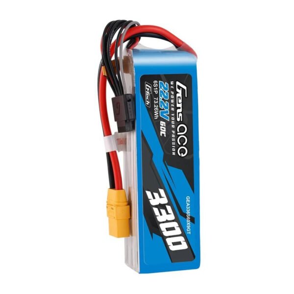 Akumuliatorius Lipo Gens Ace G-Tech 3300mAh 22.2V 60C 6S1P XT90 - Image 4