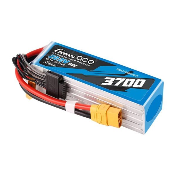 Akumuliatorius Lipo Gens Ace G-Tech 3700mAh 22.2V 60C 6S1P XT90 - Image 3