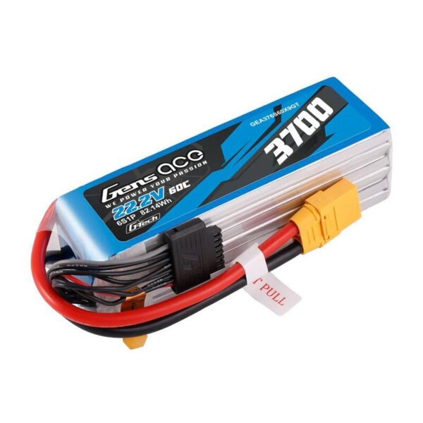 Akumuliatorius Lipo Gens Ace G-Tech 3700mAh 22.2V 60C 6S1P XT90 - Image 4