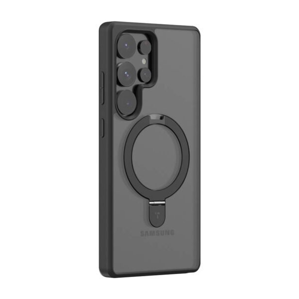 Torras Ostand serijos telefono dėklas, skirtas Samsung S25 Ultra (juodas) - Image 2