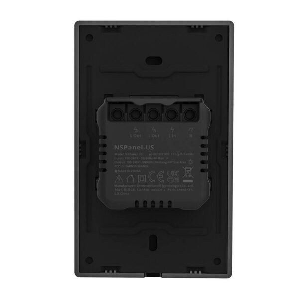 Išmanusis WiFi valdymo panelis SONOFF NSPanel (juodas, 120mm) - Image 7