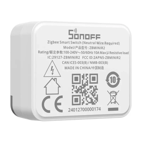 Išmanusis mini jungiklis ZigBee SONOFF ZBMINIR2 - Image 7
