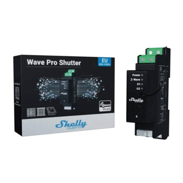 DIN relė su energijos matavimu Shelly Qubino Wave Pro Shutter - Image 2