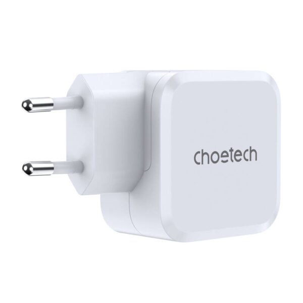 PD8007 USB-C PD45W maitinimo įkroviklis Choetech EU (baltas) - Image 2