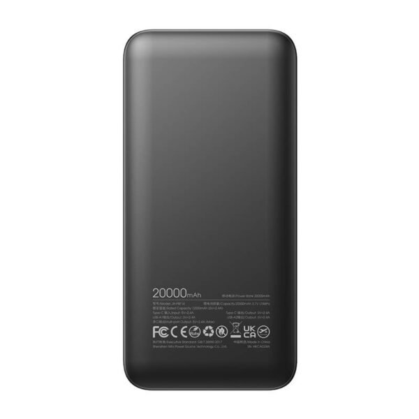 Joyroom Powerbank JR-PBF14 2.4A LED; 20000mAh (juodas) - Image 3
