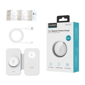 Choetech T616-F 3-in-1 inductive charger (white)