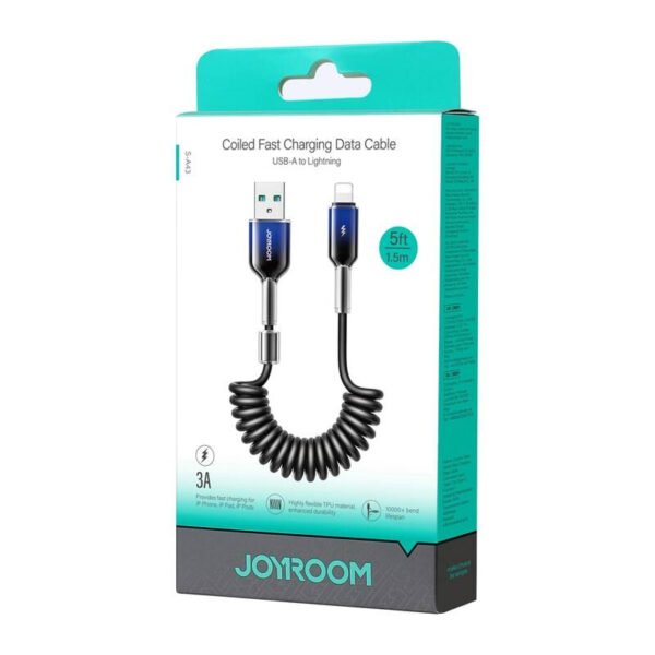 Kabelis USB-A Lightning Joyroom S-A43 1,5 m juodas - Image 2