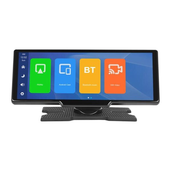 Automobilio monitorius 9.3” Podofo A3073 Carplay&Android Auto + priekinė ir galinė kamera - Image 2