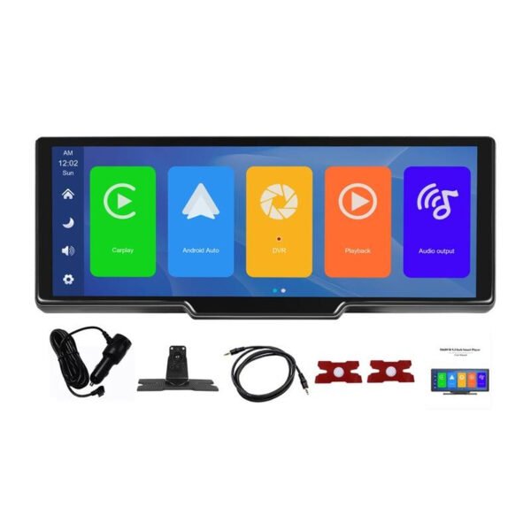 Automobilio monitorius 9.3’’ Podofo A3179 Carplay&Android Auto + kamera - Image 5