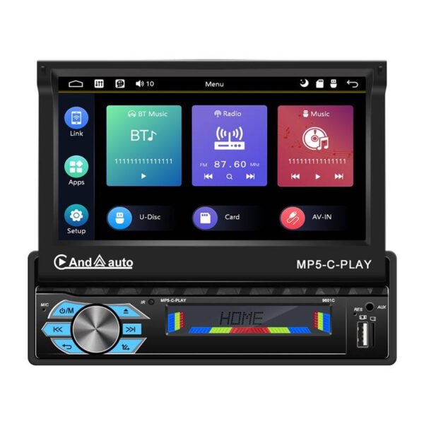 Automobilio monitorius 7” Podofo A3012 Carplay&Android Auto - Image 2