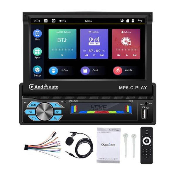 Automobilio monitorius 7” Podofo A3012 Carplay&Android Auto - Image 8