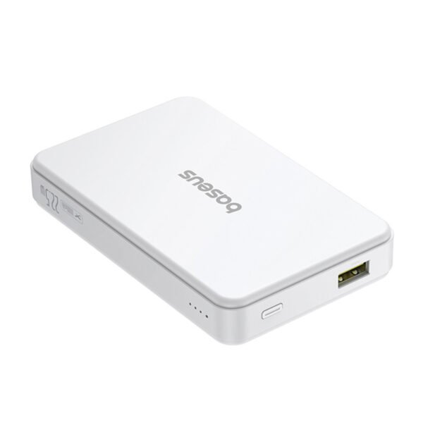 Baseus Airpow2 Qi2 magnetinis 10000 mAh 22,5 W maitinimo šaltinis (baltas) - Image 2