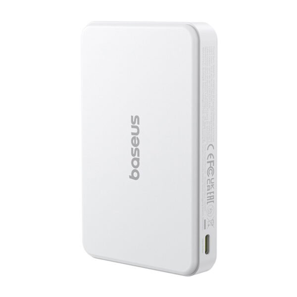 Baseus Airpow2 Qi2 magnetinis 10000 mAh 22,5 W maitinimo šaltinis (baltas) - Image 5