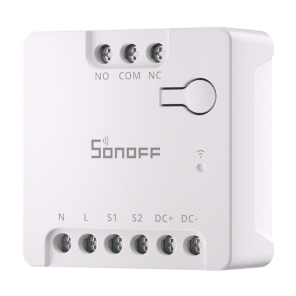 SONOFF MINI-D Išmanus WiFi Matter jungiklis (AC/DC 12-48V, sausas kontaktas) - Image 4