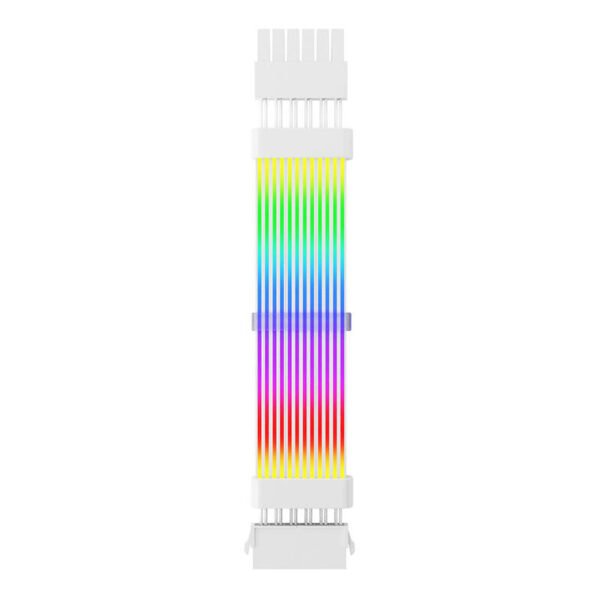 Darkflash LG01 24 PIN ARGB prailginimo kabelis (baltas) - Image 2